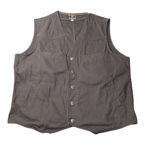 Wyoming Traders Mens Canvas Conceal Carry Colorado Vest Size L EUC
